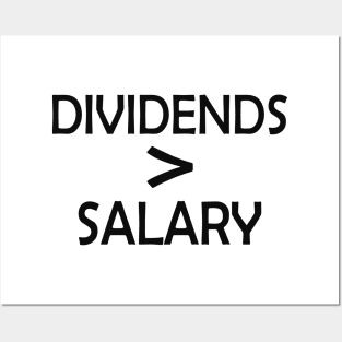 Stock Investor - Dividends > Salary Posters and Art